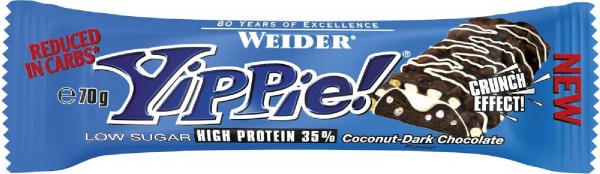 Joe Weider Yippie! Bar, 12 x 70 g Riegel