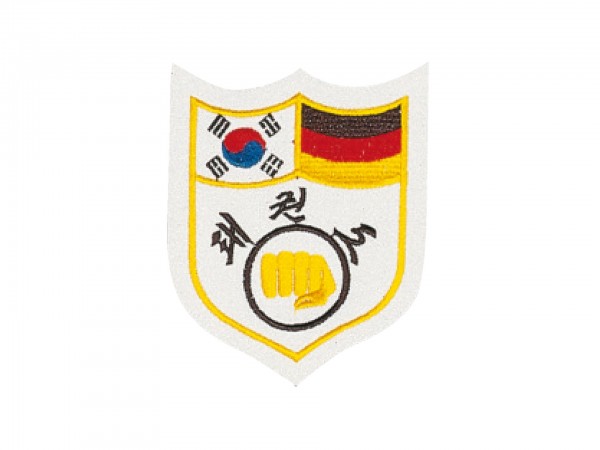Stickabzeichen Deutsch Korea TKD-Freundschaft