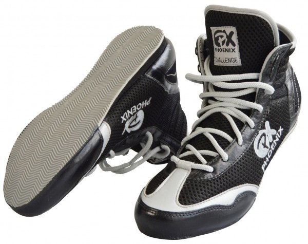 PHOENIX Box Schuhe, schwarz-grau