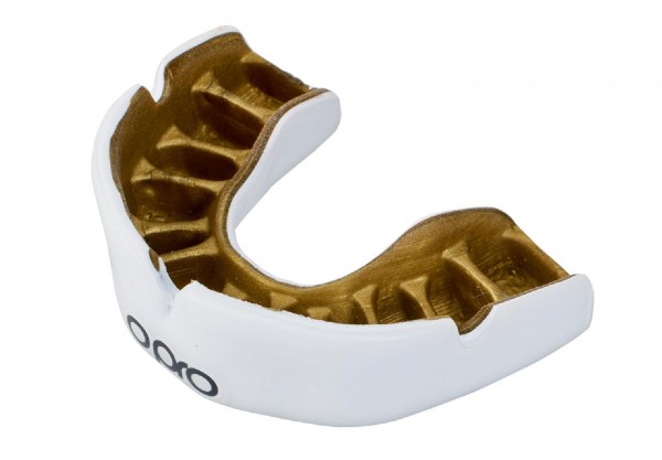 Ju-Sports OPRO Zahnschutz PowerFit White/Gold