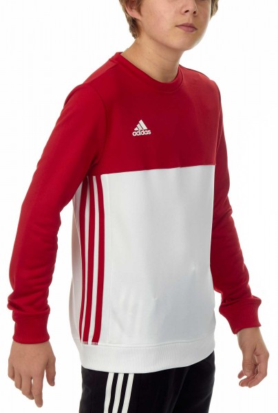 Adidas T16 Team Sweater Kids power rot/weiß