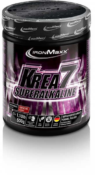 IronMaxx Krea7 Superalkaline Powder, 500 g Dose