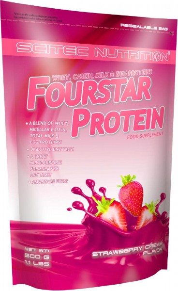 Scitec Nutrition Fourstar Protein, 500 g Beutel