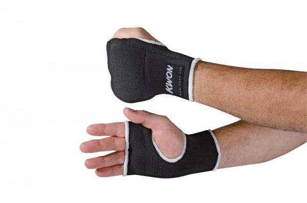 Gepolsterte Innenhandschuhe von Kwon in Schwarz