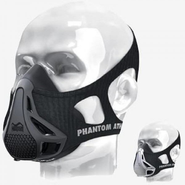 Phantom Athletics Trainingsmaske, schwarz/grau
