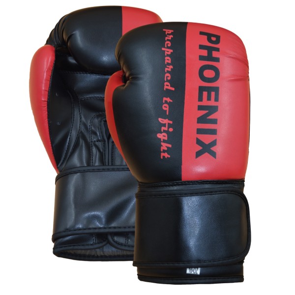 Phoenix Boxhandschuh "Prepared to Fight" PU s/R