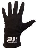 Phoenix Box-Innenhandschuhe mit Fingern, schwarz