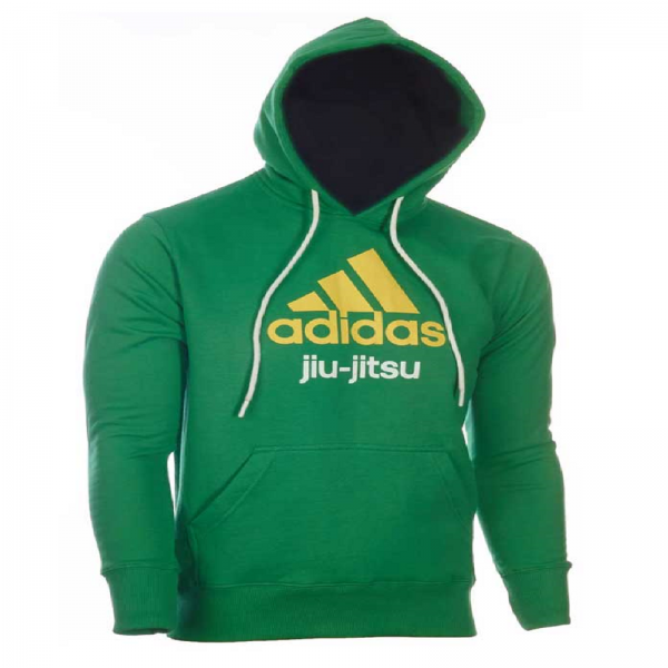 Adidas Community line Hoody BJJ grün-gelb