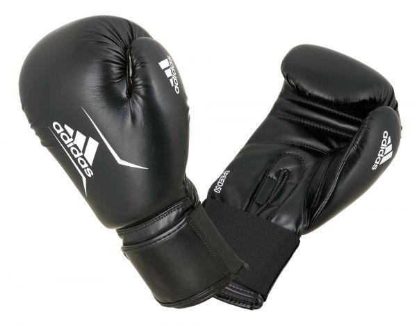 ADIDAS Speed 50 schwarz-weiß Boxhandschuhe