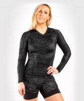 VENUM Women Defender Rashguard - Long Sleeves - Schwarz