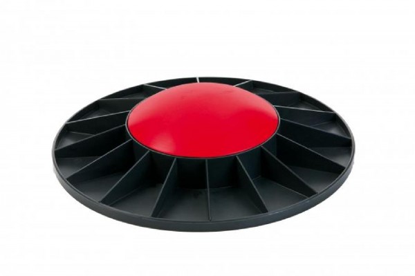 Togu Balance Board Level 1, schwarz mit rot
