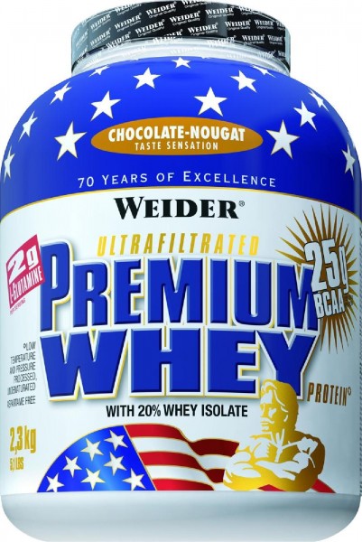 Joe Weider Premium Whey Protein, 2300 g Dose