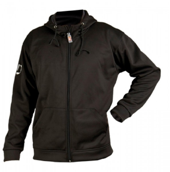 Ju-Sports Softshell-Jacke schwarz mit Kapuze