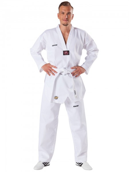 KWON Taekwondo-Anzug Victory mit weißem Revers