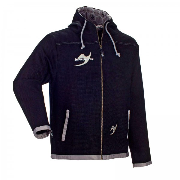 Ju-Sports Street-Gi Hodded Zip Jacket black