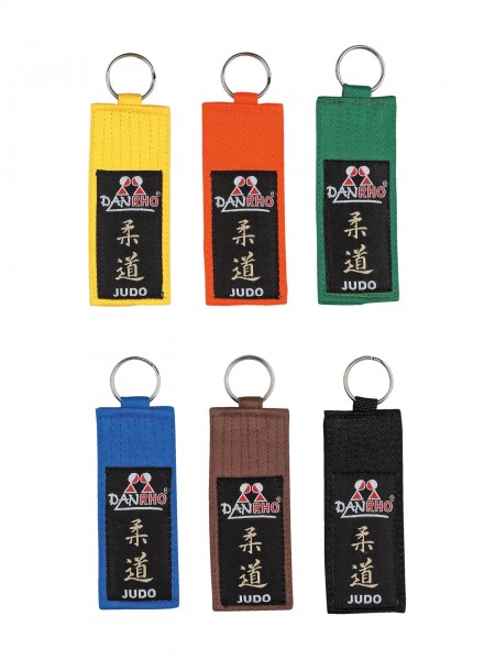 Schlüsselanhänger Kyu-Grade Judo von Danrho in verschiedenen Farben