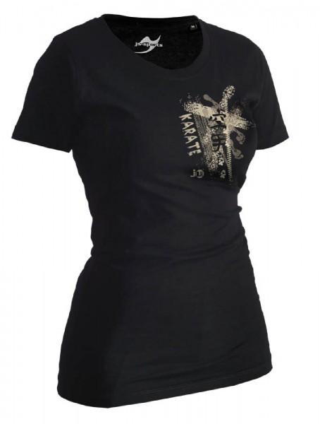 Ju-Sports Karate-Shirt Trace schwarz Lady