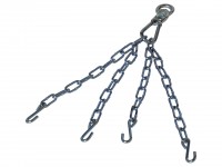 Boxsack-Kette aus verzinktes Metall Boxsack-Kette aus verzinktes Metall