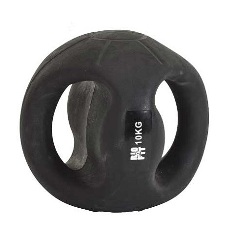 Ju-Sports RIOFIT Medizinball mit Griffen 10 KG
