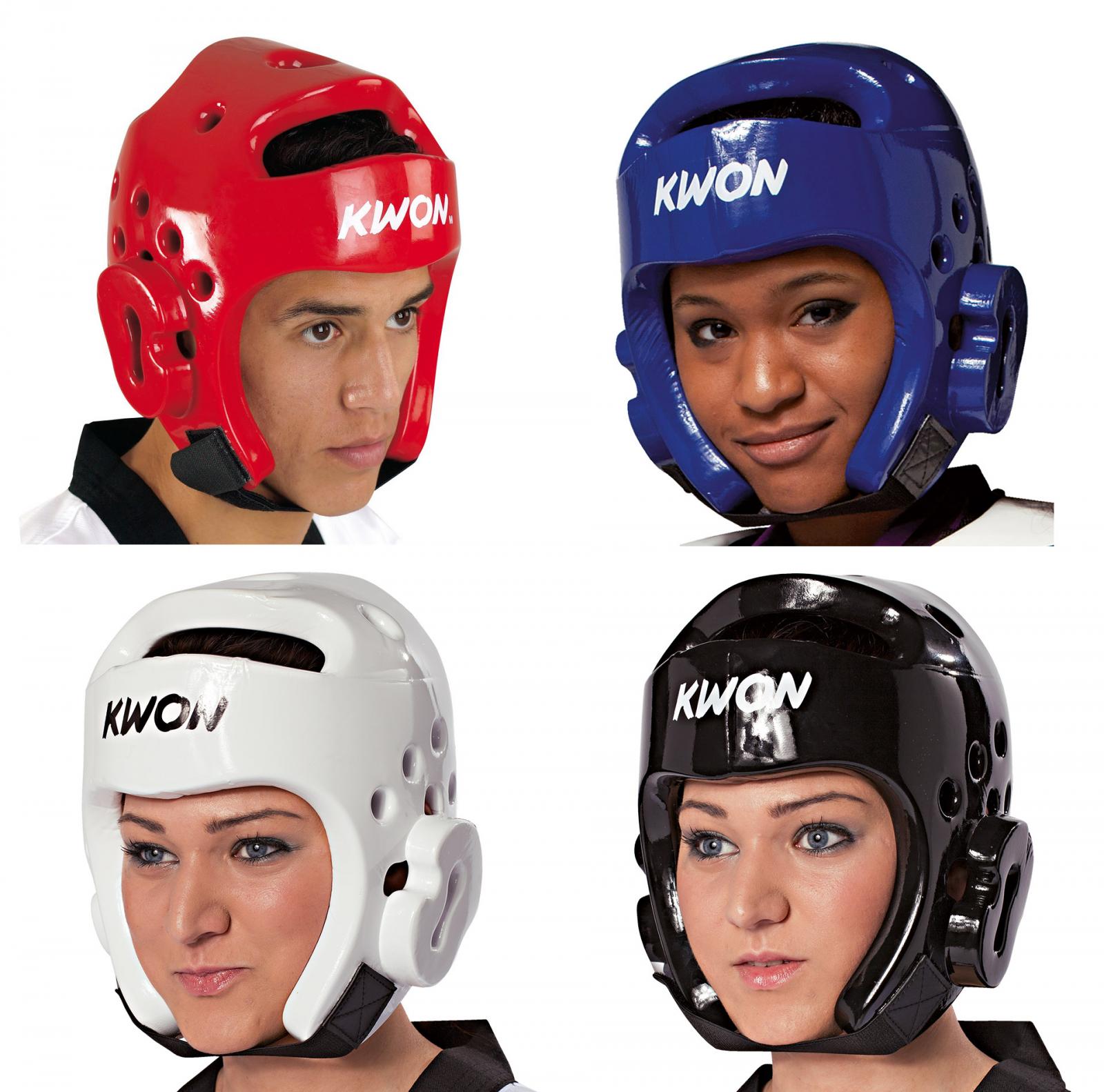 KWON® Taekwondo Kopfschutz 40062 PU CE blau WTF Kopfschützer 