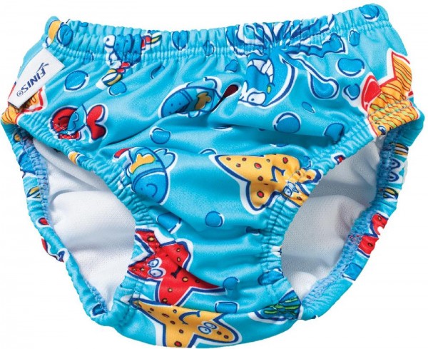 Finis Schwimm-Windel, wiederverwendbar, Blue Octopus