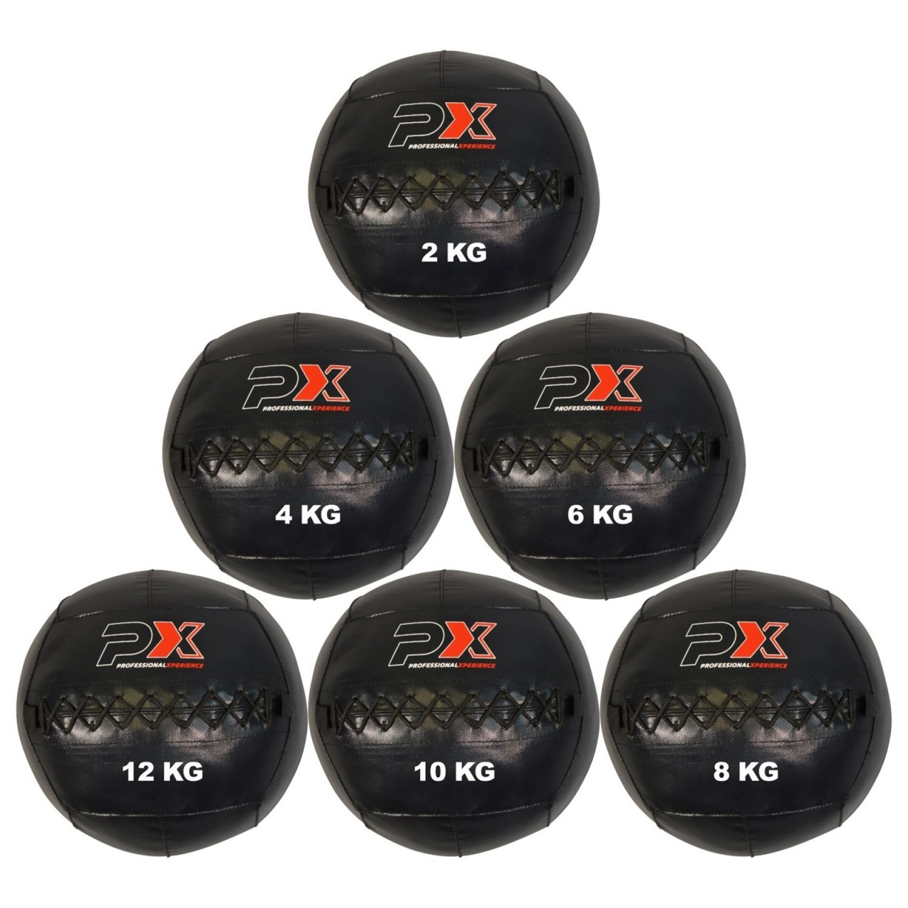 PHOENIX Cross Fit Wall Ball, PVC schwarz