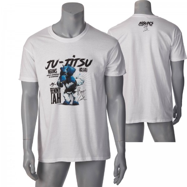 Ju-Sports Nguns Benny Lah Ju-Jitsu T-Shirt L150 white