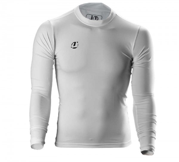 Ju-Sports Compression Shirt langarm weiß