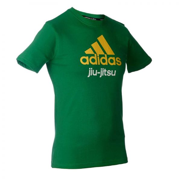 Adidas Community line T-Shirt BJJ grün gelb