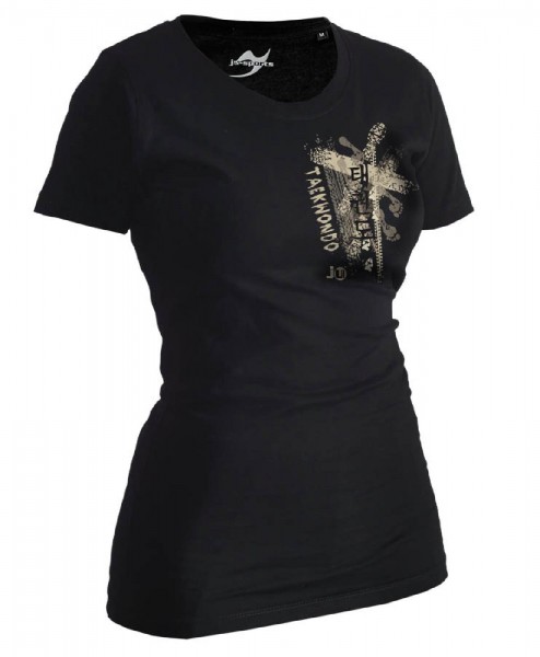 Ju-Sports Taekwondo-Shirt Trace schwarz Lady
