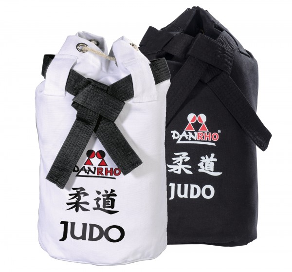 Dojo-Line Canvas Tasche, Judo, Weiß und Schwarz