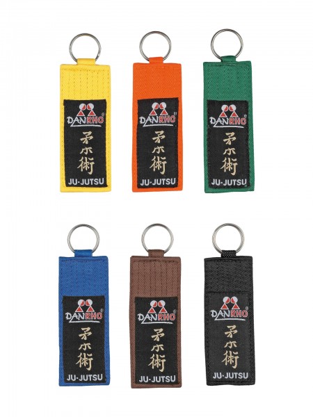 Schlüsselanhänger Kyu-Grade Ju-Jutsu von Danrho in verschiedenen Farben