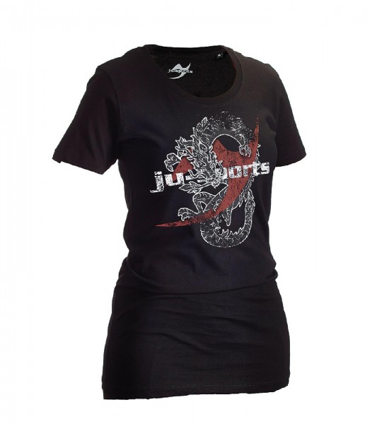 Ju-Sports Dark-Line T-Shirt Dragon schwarz Lady