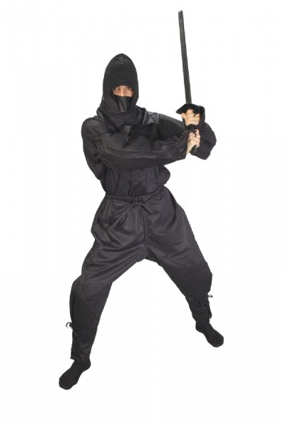 Ju-Sports Ninja Anzug, schwarz