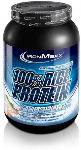 IronMaxx 100% Reis Protein, 900 g Dose
