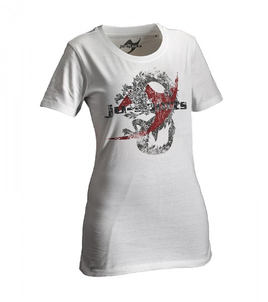 Ju-Sports Dark-Line T-Shirt Dragon weiß Lady