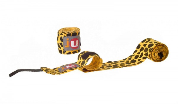 Ju-Sports Boxbandagen unelastisch Leopard