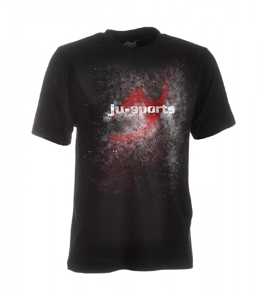 Ju-Sports Dark-Line T-Shirt Jush Explosion schwarz-rot