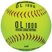 Franklin Official League Softball - gelb OL-1000 Franklin Official League Softball - gelb OL-1000