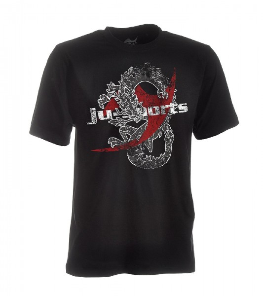 Ju-Sports Dark-Line T-Shirt Dragon schwarz