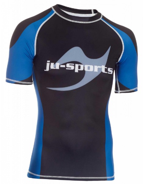 Ju-Sports Rank Rashguard Pro kurzarm blau 