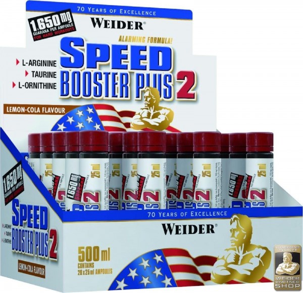 Joe Weider Speed Booster Plus 2, 20 x 25 ml Ampullen