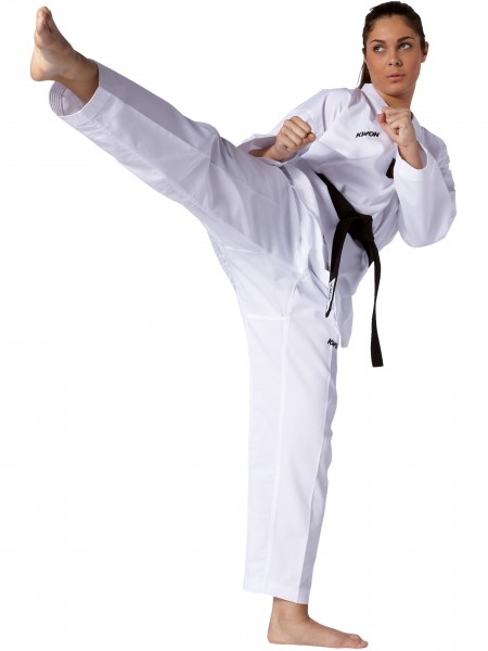 KWON Damen Taekwondo-Anzug Victory mit weißem Revers