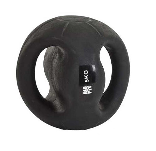 Ju-Sports RIOFIT Medizinball mit Griffen 5 KG