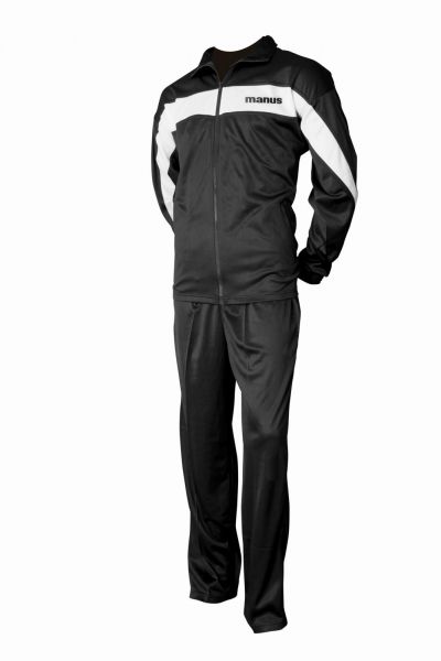 Sportanzug für Fitness und Freizeit von Manus in Schwarz-Weiß