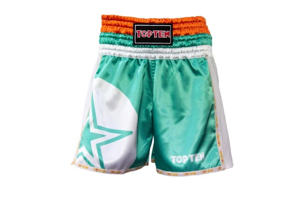Thaibox-Shorts „STAR“ - Grün