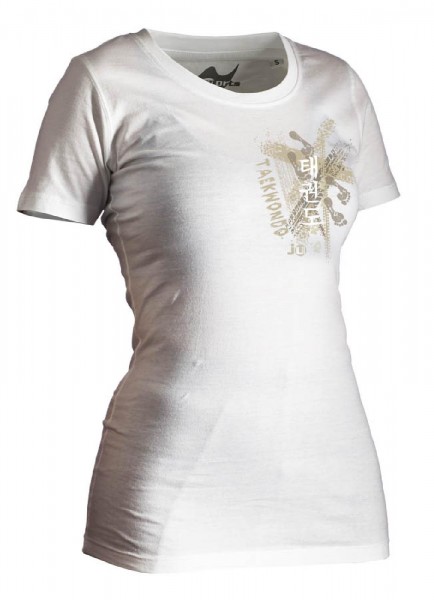 Ju-Sports Taekwondo-Shirt Trace weiß Lady