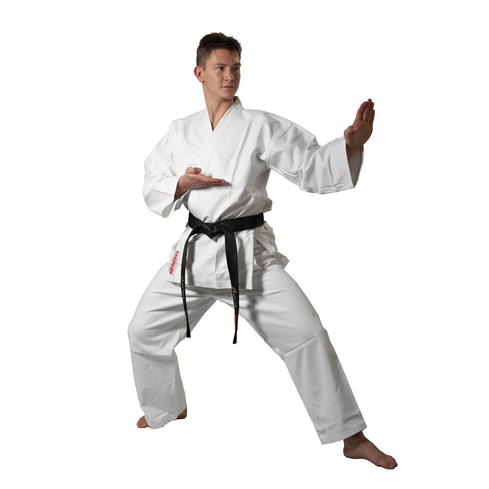 Neuer Karateanzug schwarz 150 Gr Mod 1 