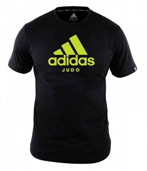 Adidas Community line T-Shirt Judo Performance black/shock yellow ADICTJ