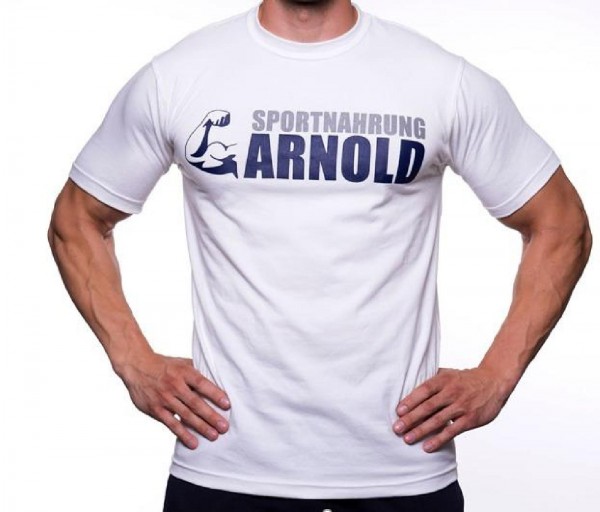 Sportnahrung Arnold T-Shirt, weiß
